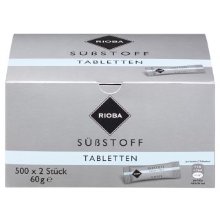Rioba Süßstoff Tabletten - 500 g Stück
