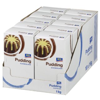aro Schokoladen Pudding - 10 x 1 kg Packungen
