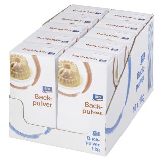 aro Backpulver - 10 x 1 kg Packungen
