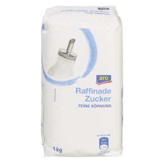 aro Raffinade Zucker - 1,00 kg Packung