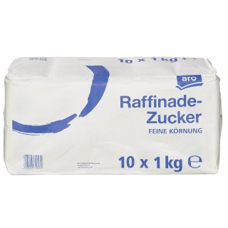 aro Raffinade Zucker (10x1kg Packung)