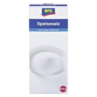 aro Speisesalz - 500 g Packung