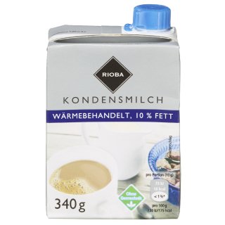 Rioba Kondensmilch 10 % Fett - 300 g Stück