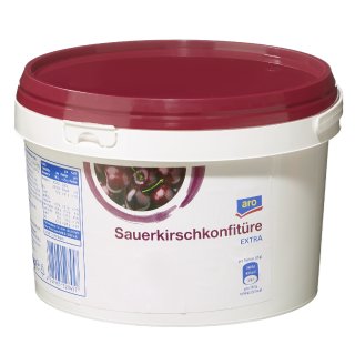 aro Konfitüre Extra Sauerkirsch dickflüssig Deutschland - 3 kg Eimer