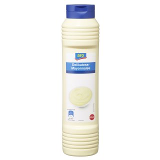 aro Delikatess Mayonnaise 80 % Fett - 875 g Flasche