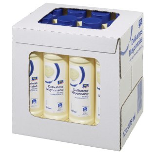 aro Delikatess Mayonnaise 80 % Fett - 12 x 875 g Flaschen