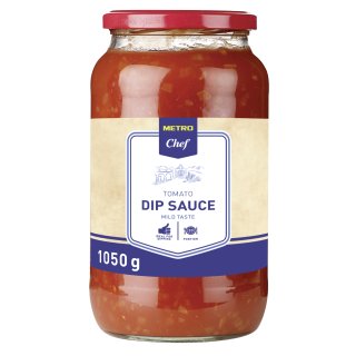 METRO Chef Tomato Dip Sauce Medium - 6 x 1,05 kg Gläser