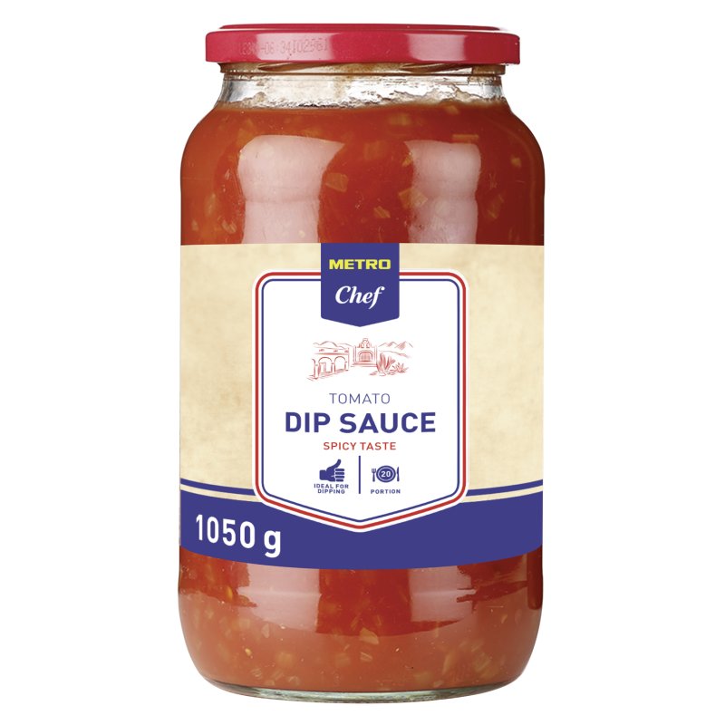 METRO Chef Tomato Dip Sauce Hot 6 X 1 05 Kg Gl ser