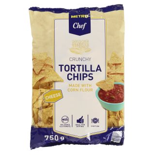METRO Chef Tortilla Chips Cheese - 750 g Beutel