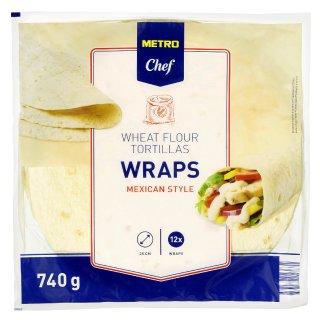 METRO Chef MC Wraps - 8 x 740 g Packungen