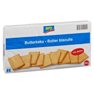 aro Butterkeks - 20 x 400 g Packungen