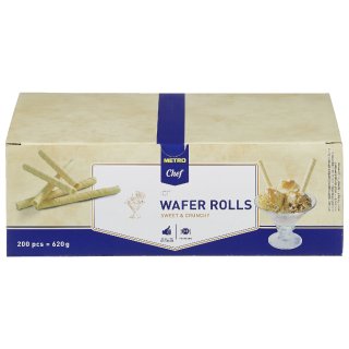 METRO Chef Waffelröllchen - 750 g Stück
