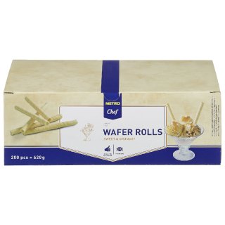 METRO Chef Waffelröllchen - 6 x 750 g Stücke