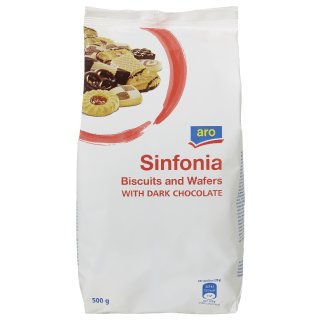 aro Sinfonia Biscuits & Waffeln Gebäck - 500 g Beutel