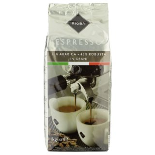 Rioba Espresso Silber (1kg Beutel)