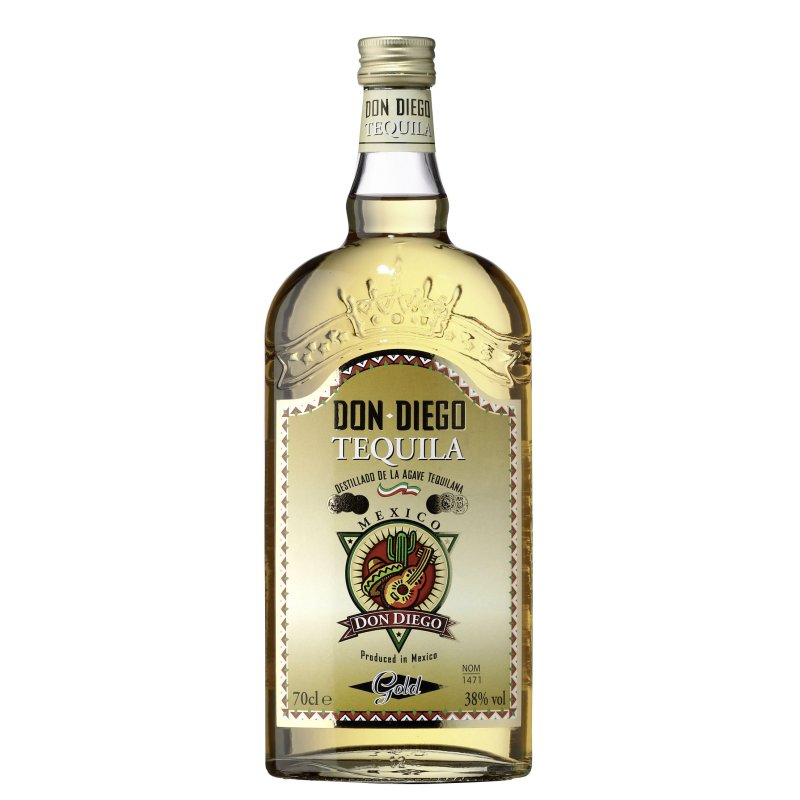 Don Diego Tequila Gold 38 vol. (700ml Flasche)