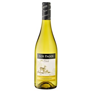 Los Pagos Chardonnay Weißwein trocken - 6 x 0,75 l Flaschen