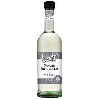 Leoff Grauer Burgunder Weißwein trocken - 0,25 l Flasche