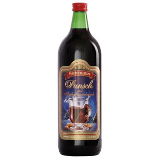 Hüttenglut Punsch mit Amarettogeschmack (6x1l Flasche)
