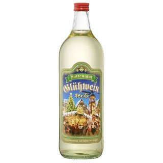 Hüttenglut Glühwein Weiß - 1,00 l Flasche