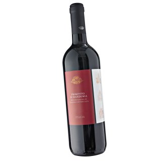Casalina Di Siziano Primitivo Puglia  Rotwein trocken - 6 x 0,75 l Flaschen