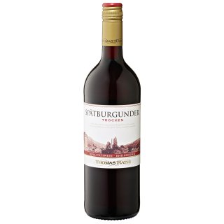 Thomas Rath Spätburgunder QBA Rotwein trocken - 6 x 1,00 l Flaschen