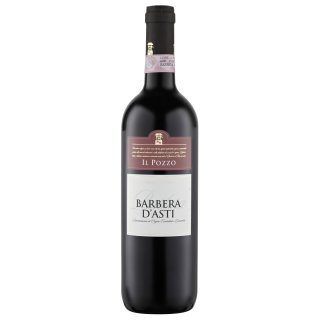 Il Pozzo Barbera d‘Asti D.O.C.G. Rotwein trocken - 6 x 0,75 l Flaschen