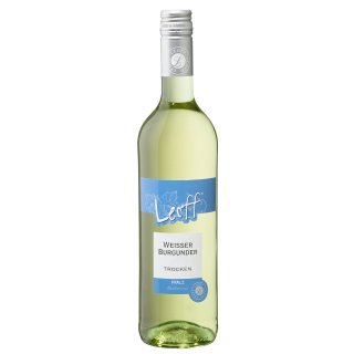 Leoff Weißer Burgunder QBA trocken Weißwein - 6 x 0,75 l Flaschen