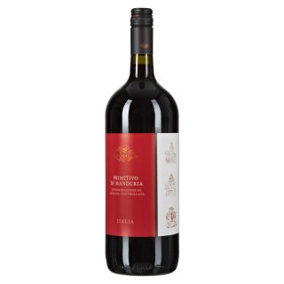 Casalina Di Siziano Primitivo di Manduria Rotwein trocken - 1,50 l Flasche