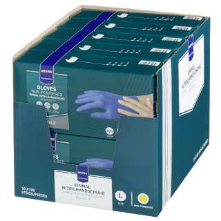 METRO Professional Nitril Handschuhe Puderfrei - 10 x