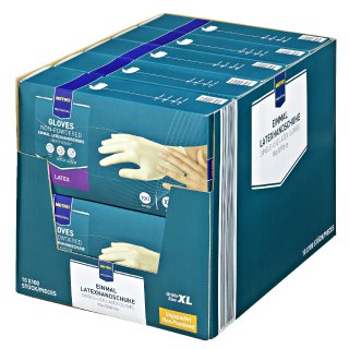 METRO Professional Einmal-Latexhandschuhe ungepudert Gr. XL - 10 x
