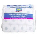 aro Toilettenpapier Weiß 4 lagig - 24 Stück