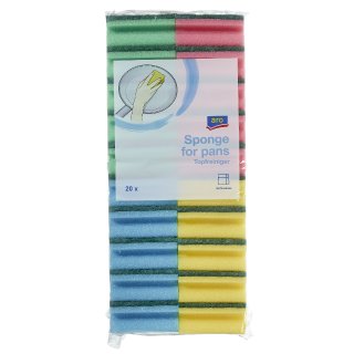 aro Topfreiniger mit Griff Farbig sortiert rechteckig - 20 Stück