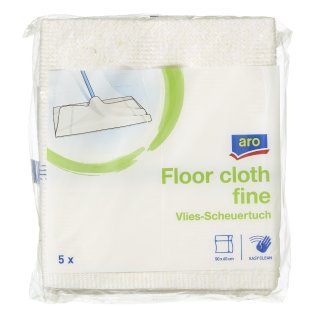 aro Vlies-Scheuertuch 50  x  60 cm Weiß - 5 Stück
