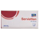 aro Zelltuch-Servietten Bordeaux 33  x  33 cm 2 lagig