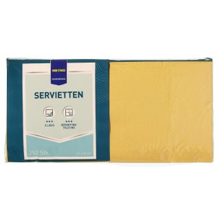 METRO Professional Servietten 33  x  33 cm 1/4Falz 3 lagig