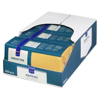 METRO Professional Servietten 33  x  33 cm 1/4Falz 3 lagig - 4 x