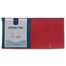 METRO Professional Servietten Rot 33  x  33 cm 1/4Falz 3...