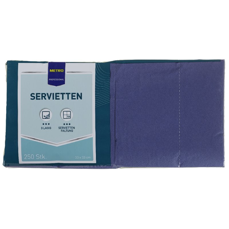 BIO-Hantiss-Serviette (2-lagig) 40 X 40 Cm (1/4 Falz), Mit Ihrem