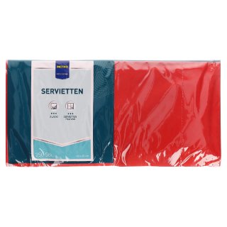 METRO Professional Servietten Rot 40  x  40 cm 3 lagig