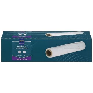METRO Professional Frischhaltefolie Transparent Plastik 13 My - 300 m