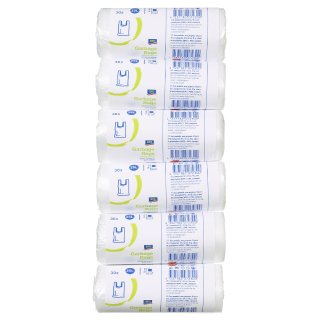 aro Müllbeutel mit Griff 25 l Kunstoff 10 My - 6 x 30 Stück