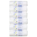 aro Müllbeutel mit Griff Weiß 50 l 10 My - 6 x...