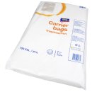 aro Tragetaschen Transluzent, Weiß Kunststoff - 100...