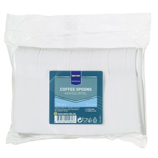 METRO Professional Kaffeelöffel Weiß Polystyrol (PS) - 250 Stück