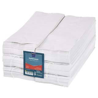 METRO Professional Papierfaltenbeutel 2,0 kg Weiß - 1000 Stück