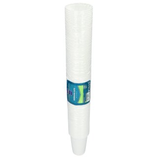 METRO Professional Trinkbecher Weiß Polypropylen 0,2l Fassungsvermögen (Ø7cm, 100St)