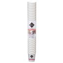 Rioba Becher Coffee To Go Weiß, Hellgrau Pappe konisch