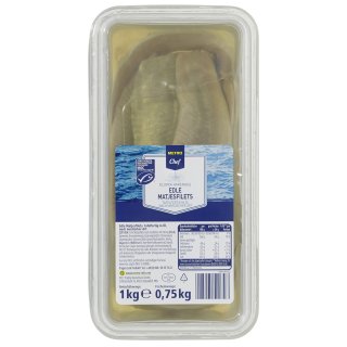 METRO Chef Matjesfilets - 1 kg Packung