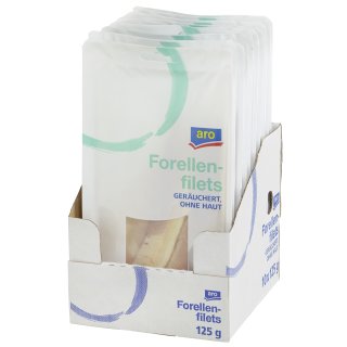 aro MAP Forellenfilets - 10 x 125 g Packungen